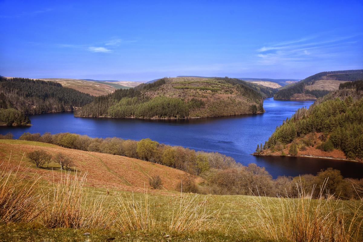 Llyn Brianne Reservoir. 